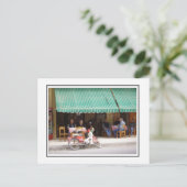 Het dorp taverna briefkaart (Staand voorkant)