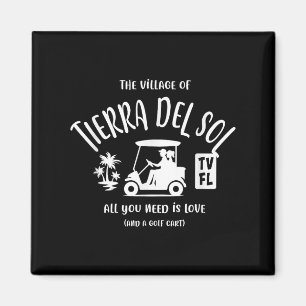 Het dorp Tierra del Sol TV FL Golf Cart Desi Magneet