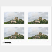 Het dorp Turenne in Frankrijk Rechthoekige Sticker (Vel)