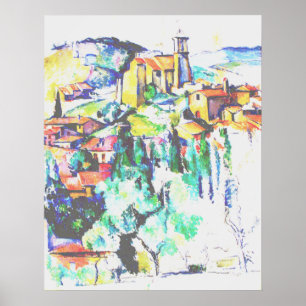 Het Dorp van Cezanne in Gardanne Poster