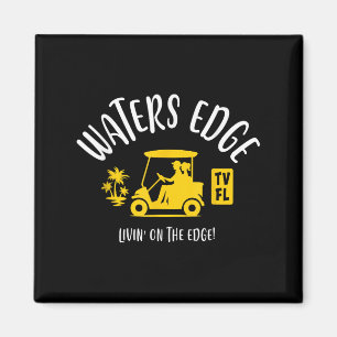 Het dorp Waters Edge Tv Fl golfkar ontwerp  Magneet