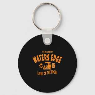 Het dorp Waters Edge Tv Fl golfkar ontwerp Sleutelhanger
