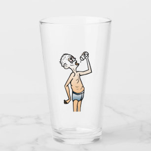 Het dorstige man glas