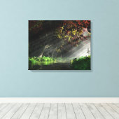 Het draaien canvas afdruk (Insitu (Houten vloer))