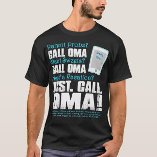 Het draaien Oma de Ouder Probs wil Sweets een vaka T-shirt