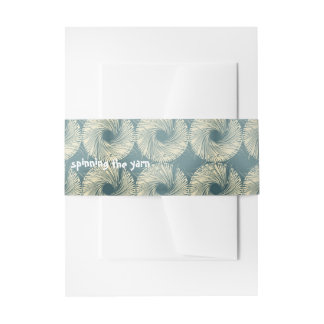 "Het draaien van de garen" Uitnodigingen Wikkel