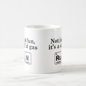 Het draaien van vaste gaselementen koffiemok (Center)