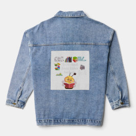 Het draait allemaal om boeken denim jacket