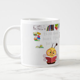 Het draait allemaal om boeken extra grote beker