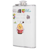 Het draait allemaal om boeken heupfles (Links)