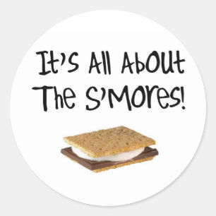 Het draait allemaal om de 'S'mores Ronde Sticker
