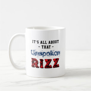 Het draait allemaal om die onuitgesproken Rizz Bla Koffiemok