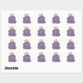 Het draait allemaal om Fred. Ronde Sticker (Vel)