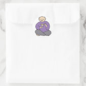 Het draait allemaal om Fred. Ronde Sticker (Tas)