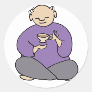 Het draait allemaal om Fred. Ronde Sticker