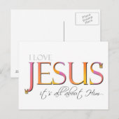 Het draait allemaal om hem Briefkaarten (Voorkant / Achterkant)