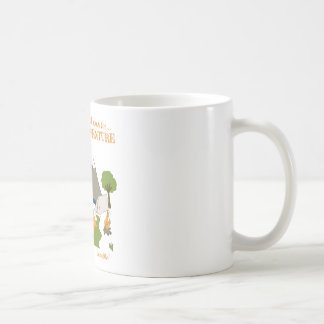 Het draait allemaal om het avontuur koffiemok