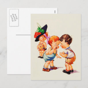 Het draait allemaal om liefde.  kunst feestdagenkaart