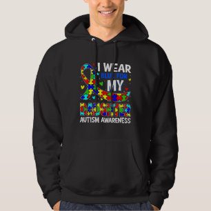 Het dragen van blauw voor Mijn Kinderen van het Au Hoodie