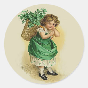 Het dragen van de groene ronde sticker