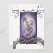 Het dragen van drie Hallow Rings Briefkaart (Voorkant / Achterkant)