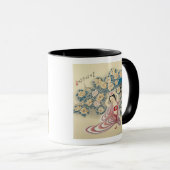 Het dragen van een ventilator in het hoofd mok (Voorkant rechts)