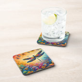 Het Dragonfly's Journey Sierkussen Bier Onderzetter (Rechterzijde)