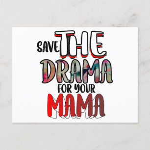 Het drama feestdagenkaart