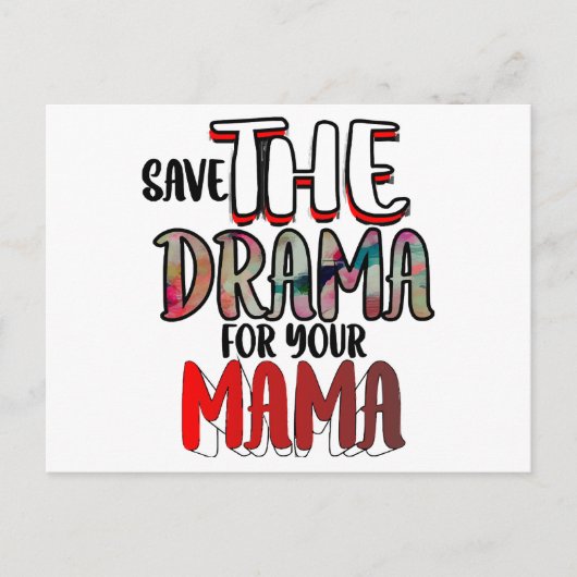 Het drama feestdagenkaart (Voorkant)