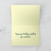 Het drijven de Verjaardag van de Kikker Kaart (Binnen)