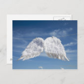 Het drogen van engelenvleugels. briefkaart (Voorkant / Achterkant)