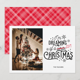 Het dromen van een 2019-kerstkaartje voor de feest feestdagenkaart