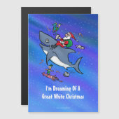 Het dromen van een geweldige witte haai grappige k (Voorkant / Achterkant)