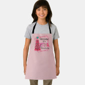 Het dromen van een roze kersttentellamp schort (Insitu)