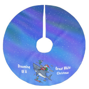Het dromen van grote witte feestjes kerstboom rok