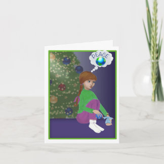 Het dromen van Vrede Feestdagen Kaart