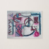 Het droombeeld van architect, driedubbele Bauhaus Legpuzzel (Horizontaal)