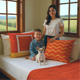 Het droomraam van Zig Zagger Accent Kussen