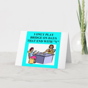 het dubbele ontwerp van de brugspeler kaart