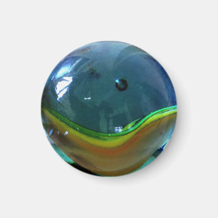 Het duidelijke Magnet van de Marmer van de Glas Magneet