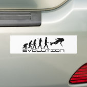 Het Duiken van de scuba-duiker het Art. van de Bumpersticker (Op auto)