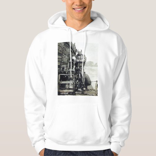 Het duikende Scuba van de Harde Duiver Hoodie (Voorkant)