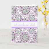 Het Duitse Denken aan u de Kaart van de Bloem met (Gele Bloem)