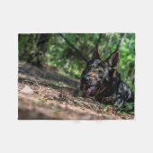 Het Duitse herderfeest in de schaduw Fleece Deken (Voorkant (Horizontaal))