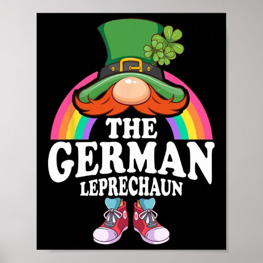 Het Duitse kabouter St. Patrick's Day kostuum Poster (Voorkant)