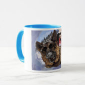 Het Duitse Schapenonderzoek en Redding in de sneeu Mok (Voorkant links)