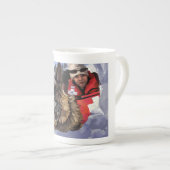 Het Duitse Schapenonderzoek en Redding in de sneeu Porselein Kop (Voorkant rechts)