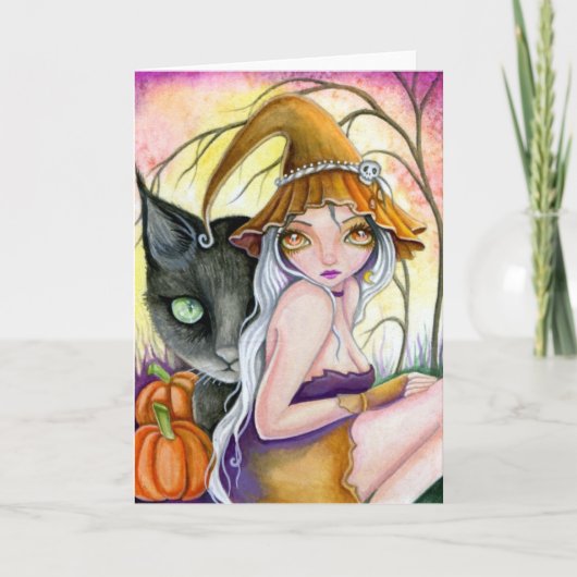 Het Duo van Halloween - lege kaart (Voorkant)