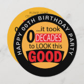 Het duurde 0 Decades om dit Goede - 0e Uitnodiging (Voorkant / Achterkant)