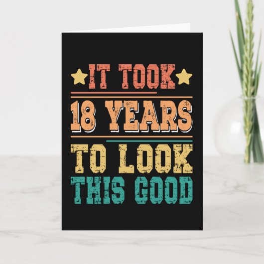 Het duurde 18 jaar om dit goed te zien kaart (Voorkant)